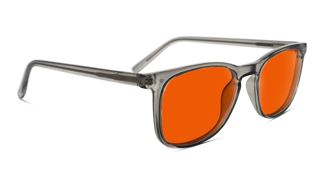 Blue Light Blocking Glasses - Nightfall Taylor Anti Eye Strain Computer Glasses with Prescription Lenses (Pearl Grey) for Work, Gaming & Screen Time Protection