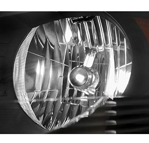 2009-2012 Chevy Traverse LS/LT Replacement Black Headlights - High Performance Headlamps for Night Driving & Off-Road Use