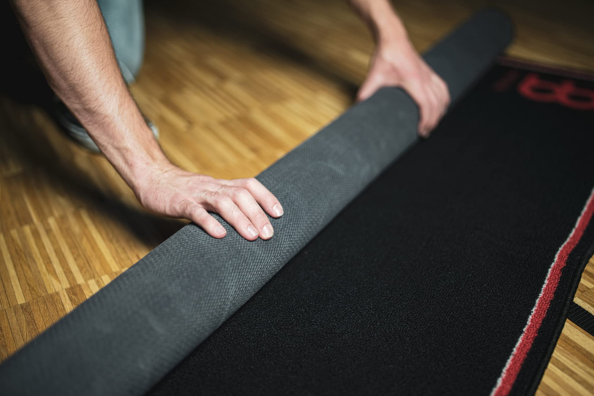 Drum Rug Mat 63x55 Inches - Heavy Duty Tightly Woven Carpet for Drum Kits & Stands - Non-Slip Rubber Backing - German Design - Perfect for Home Studios & Live Performances