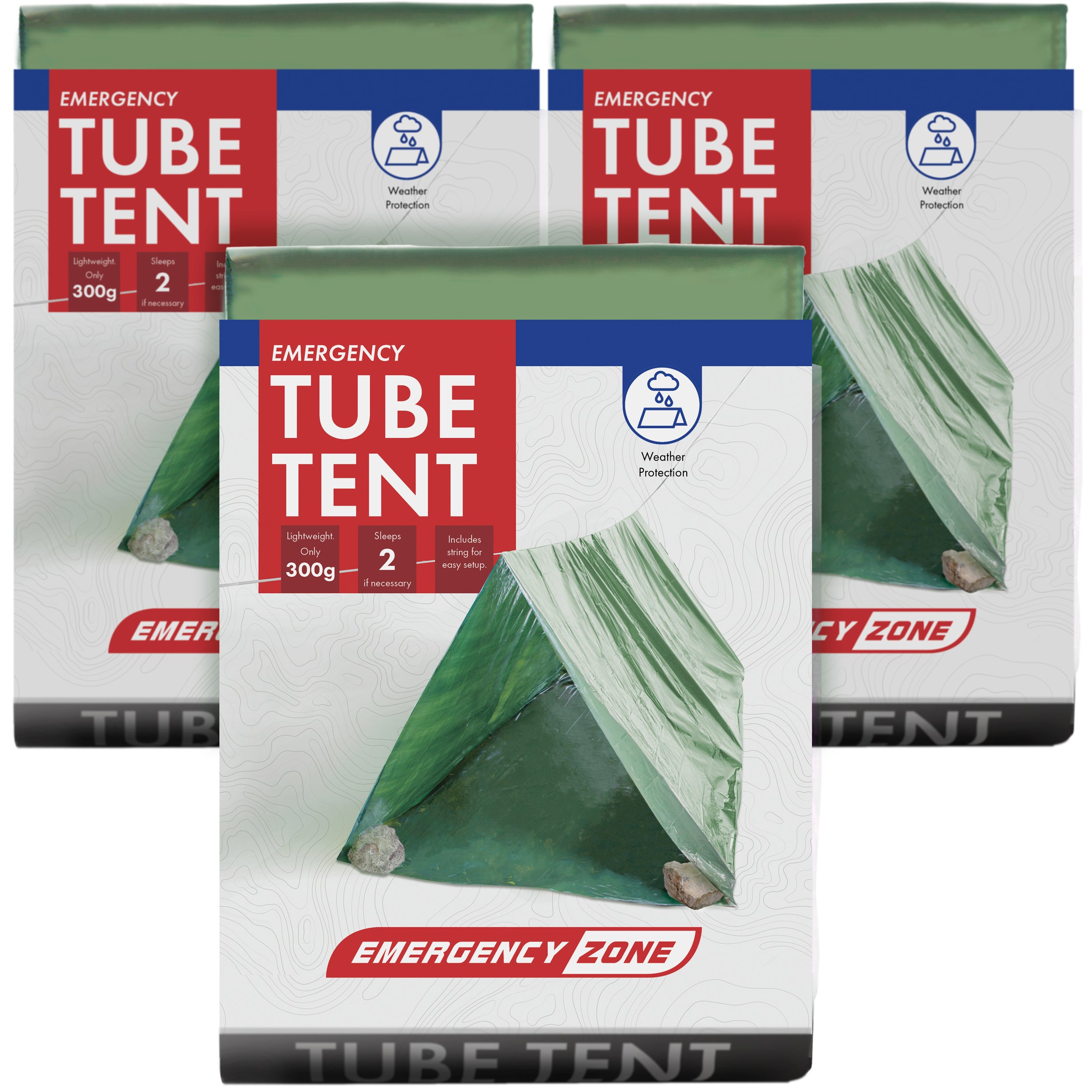 2 Person Emergency Tube Tent - Lightweight & Waterproof Survival Shelter for Camping, Hiking, and Outdoor Adventures