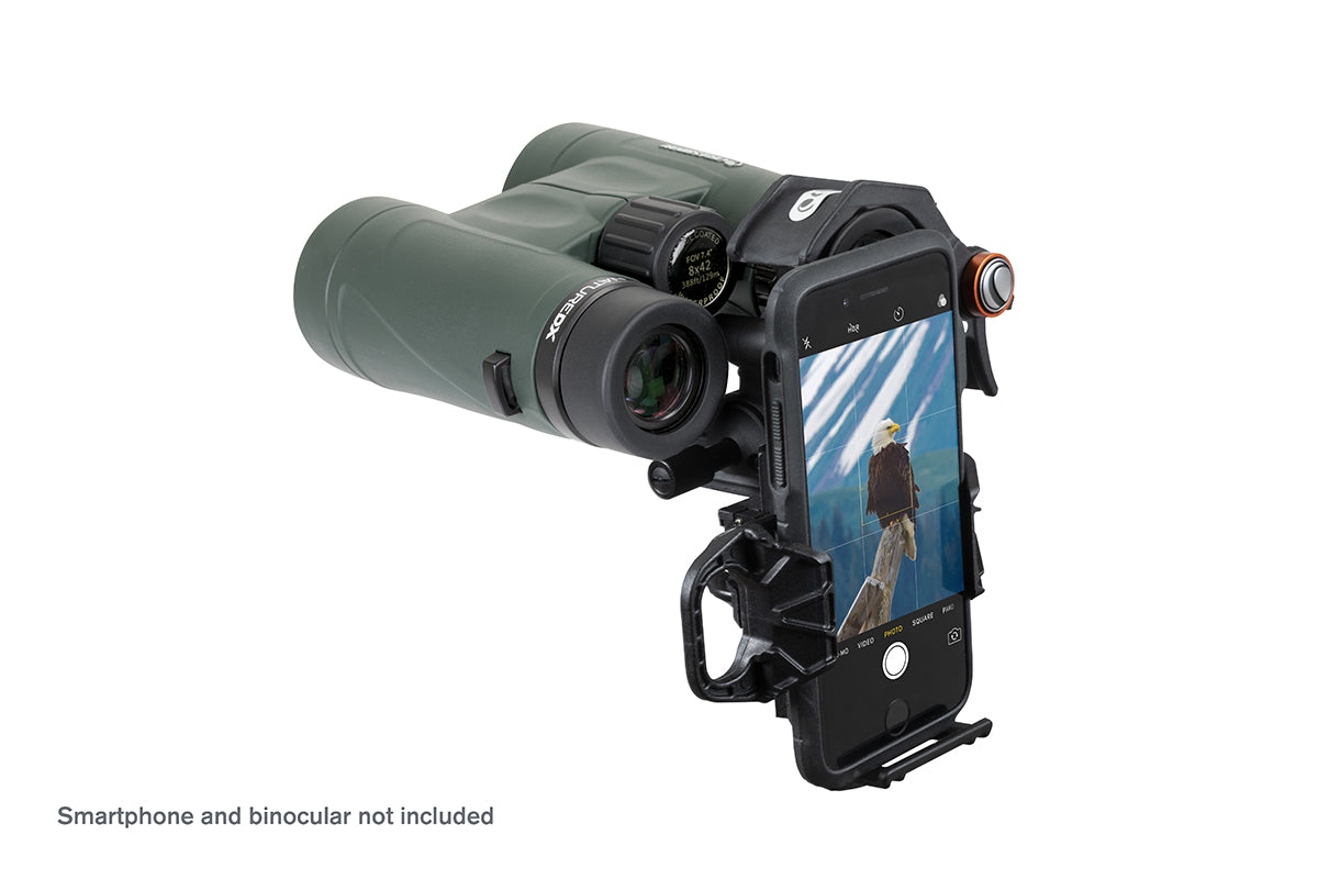 NEXYZ DX Smartphone Adapter Kit - Universal Phone Mount for DSLR Cameras & Binoculars - Perfect for Vlogging, Bird Watching & Stargazing