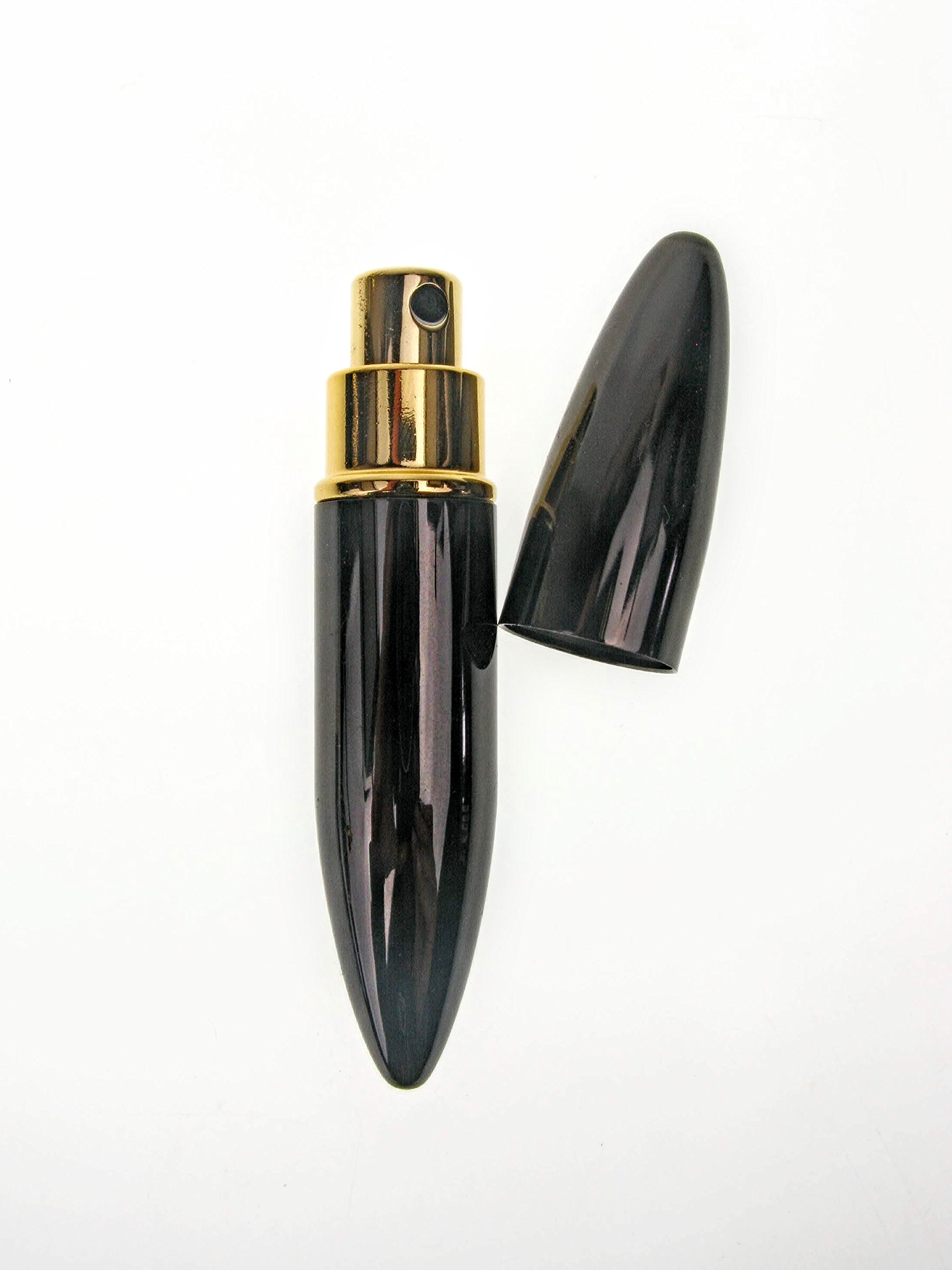 3ml Refillable Travel Perfume Atomizer - Essential Bullet for Aftershave & Fragrance | Portable Mini Spray Bottle with Filling Funnel | Perfect for Gym, Travel & On-the-Go Touch Ups