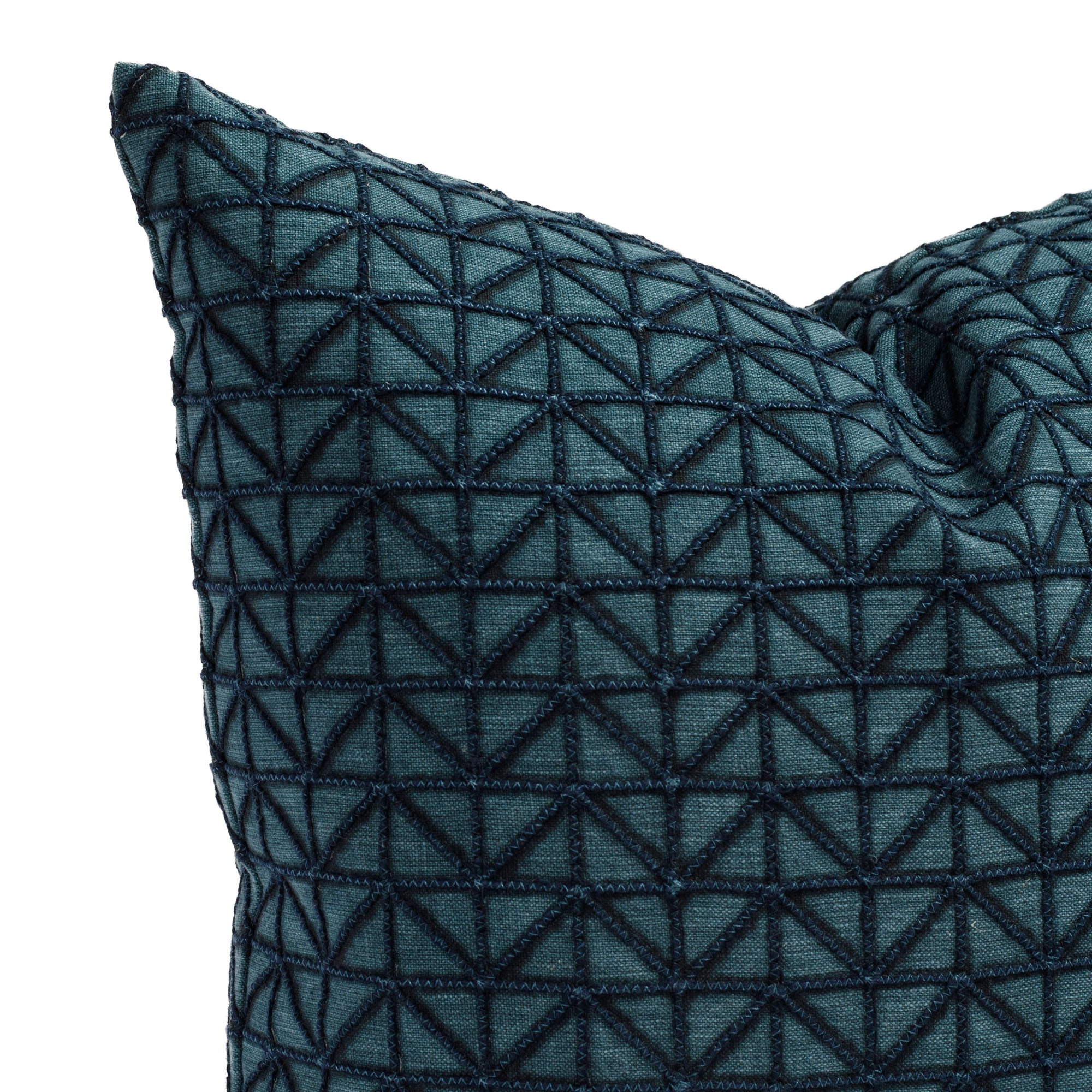 Torello 20x20 Inch Decorative Throw Pillow Cover - Soft Aegean Blue Square Cushion for Sofa, Bed, Living Room & Home Decor