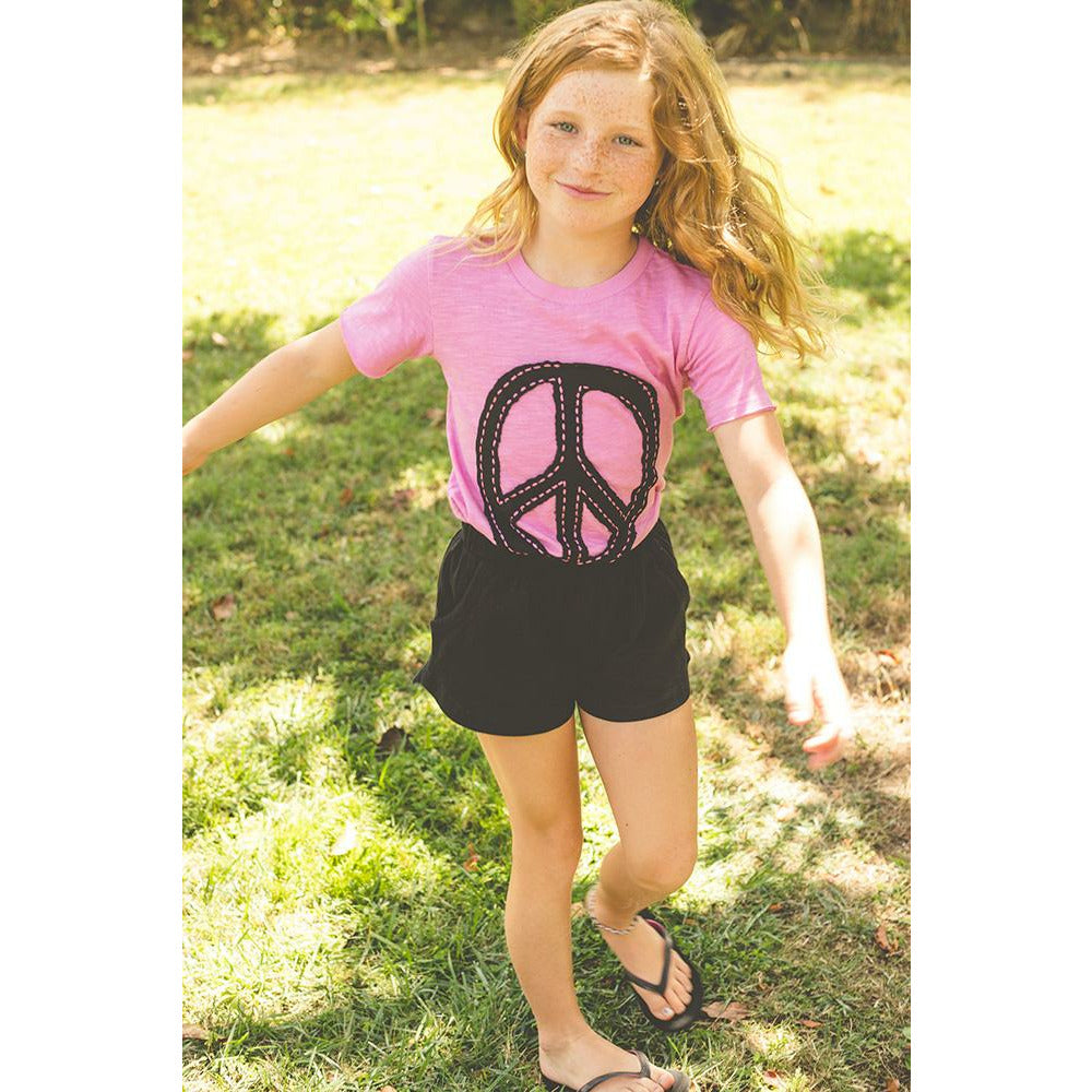 Amal Girls' Shorts - Comfortable Cotton Summer Shorts for Kids - Perfect for Playtime, School & Outdoor Activities
