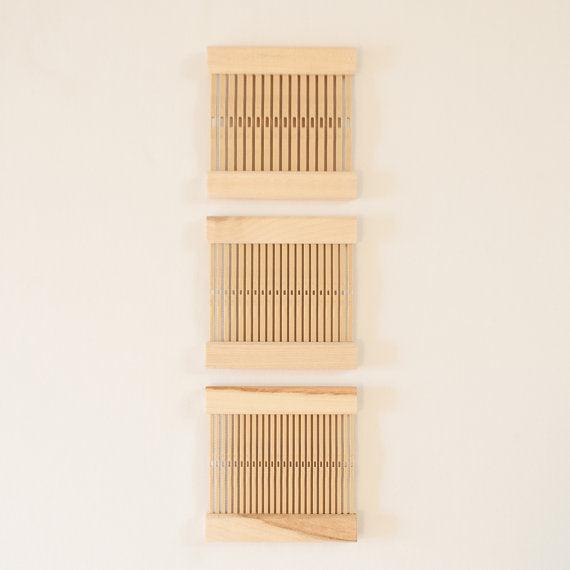 Beka 4 Rigid Heddle Loom Heddles - Premium Weaving Tools for Handmade Textiles | Perfect for DIY Weaving, Knitting Projects & Home Decor Crafts