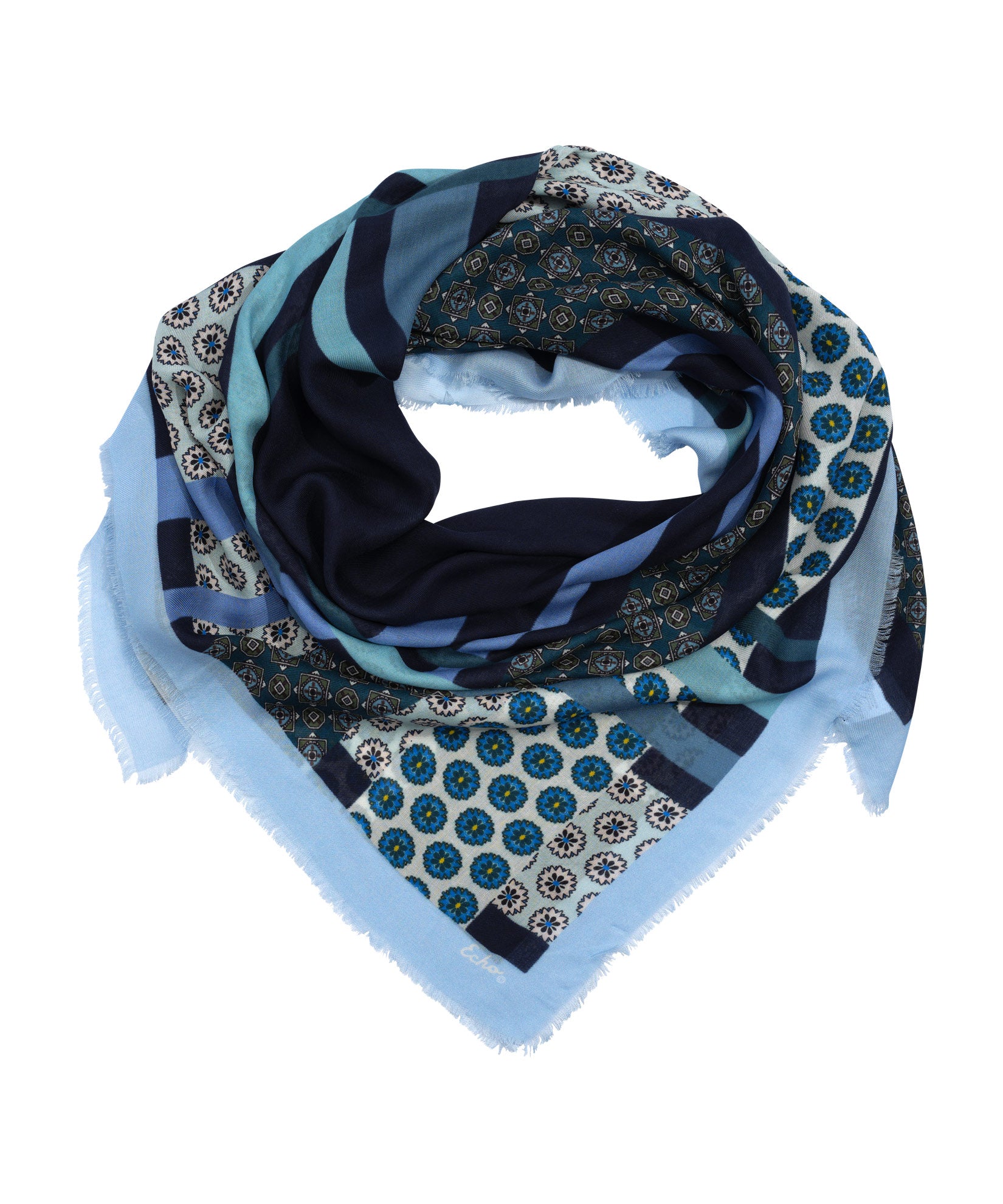 Stylish Foulard Patch Square Scarf for Women - Fashionable Silk-Like Accessory for Office, Travel, and Special Occasions