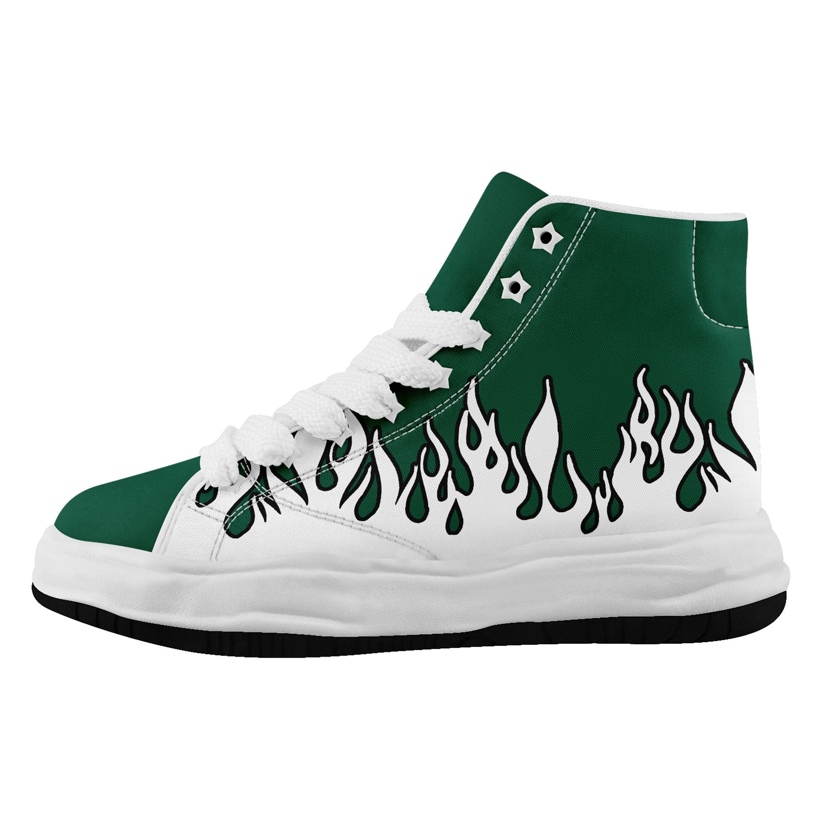 Custom Green & White New York Football Jersey with Firesoul Sports Shoes - Personalized Combo Set for Fans | Game Day Outfit, Team Spirit Wear, Sports Enthusiast Gift