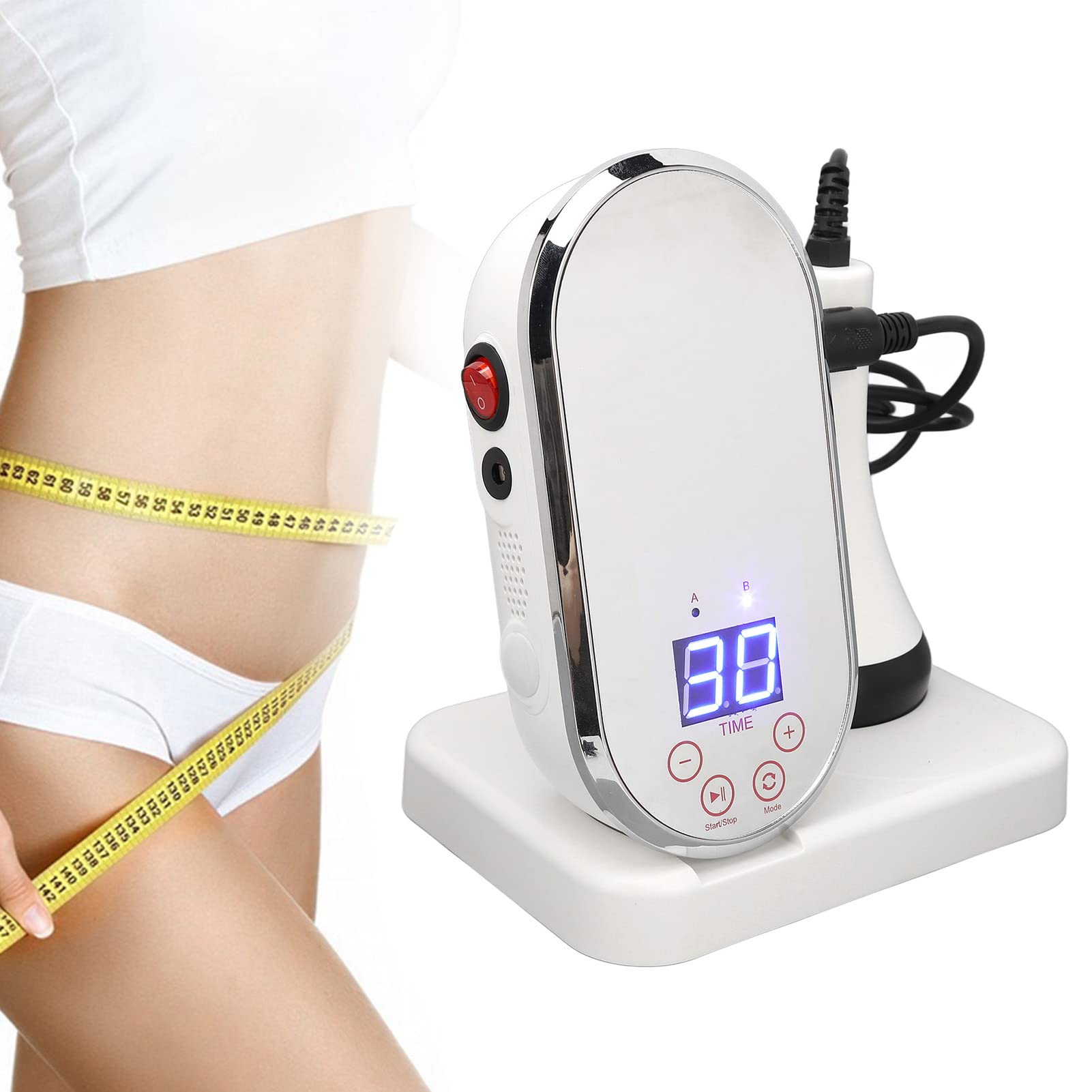 Professional 40Khz Body Sculpting Machine for Fat Burning & Cellulite Removal - High-Frequency Metabolism Booster with Mirror Surface - 100-240V (UK Plug) - Perfect for Home Spa, Gym & Salon Body Contouring