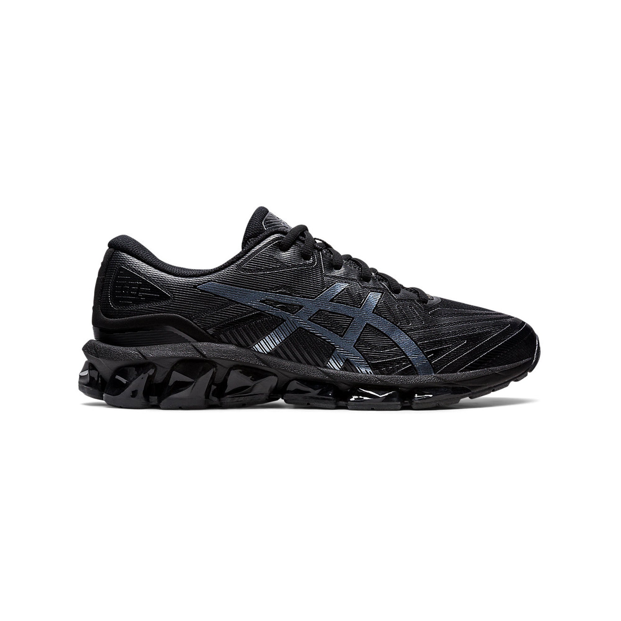 ASICS Gel Quantum 360 VII Running Shoes for Men - Black / Black - Cushioned Support for Long Distance Running & Gym Workouts