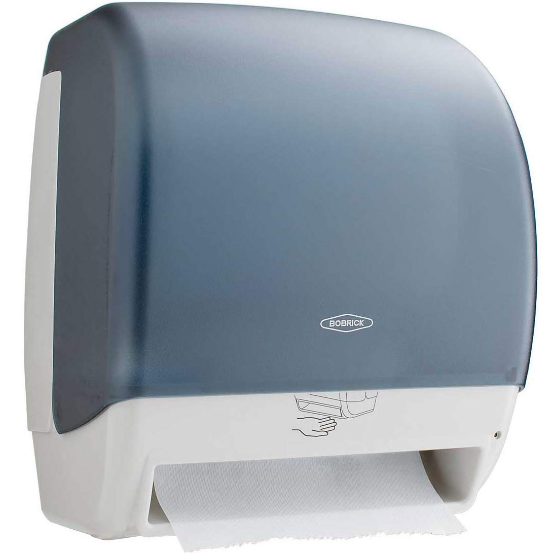 Bobrick B-72974 Automatic Universal Roll Paper Towel Dispenser - Heavy Duty Plastic for Restrooms, Kitchens & Commercial Use