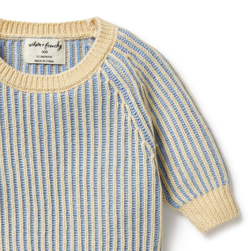 Stylish Dew Knitted Ribbed Jumper for Women - Cozy Winter Pullover Sweater | Perfect for Casual Outfits, Office Wear & Holiday Gatherings