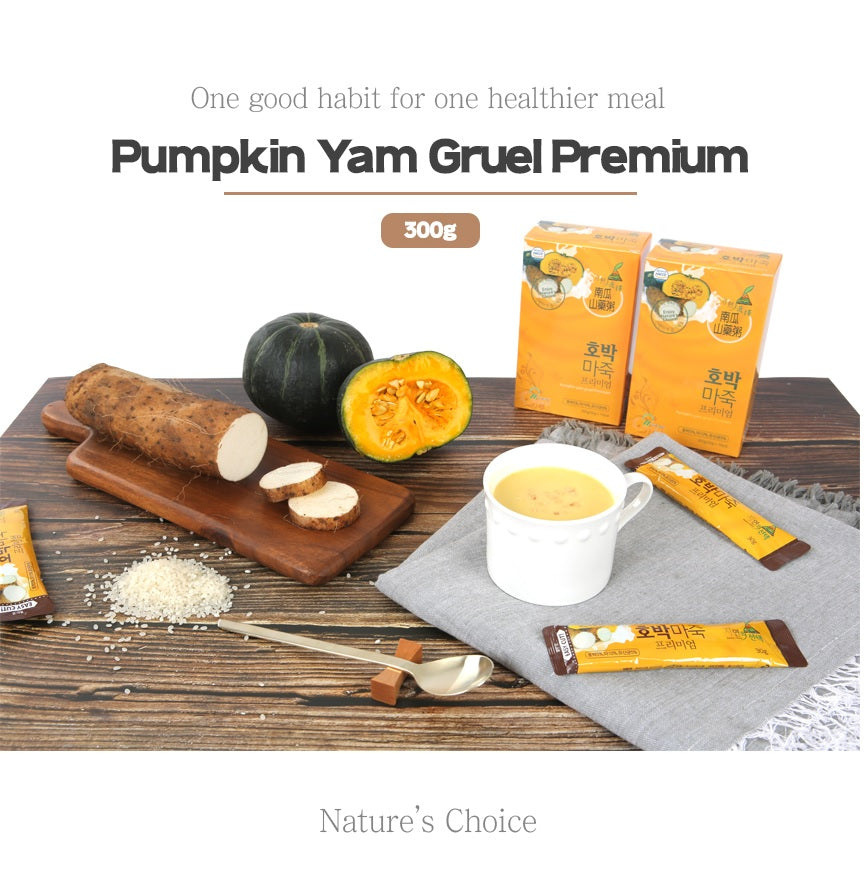 Organic Pumpkin & Sweet Potato Instant Porridge - Healthy Ready-to-Eat Breakfast for Adults & Kids - Perfect for Busy Mornings, Office Lunch or Camping Meals
