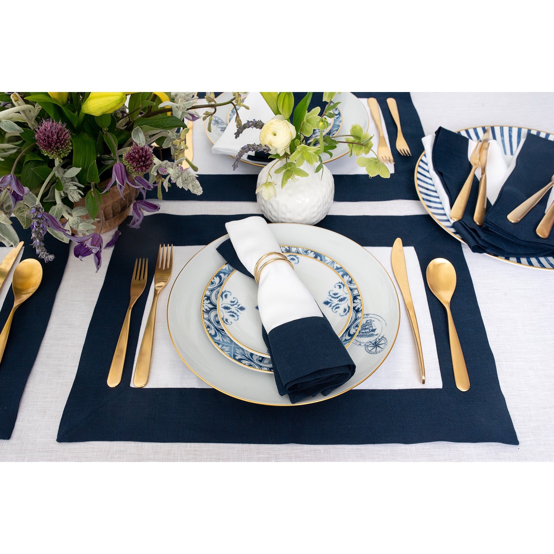 Stylish Contempo Placemats Set of 4 - Waterproof & Heat-Resistant Modern Table Mats for Dining Room, Kitchen, or Party Decor - Perfect for Everyday Use, Entertaining & Holiday Gatherings