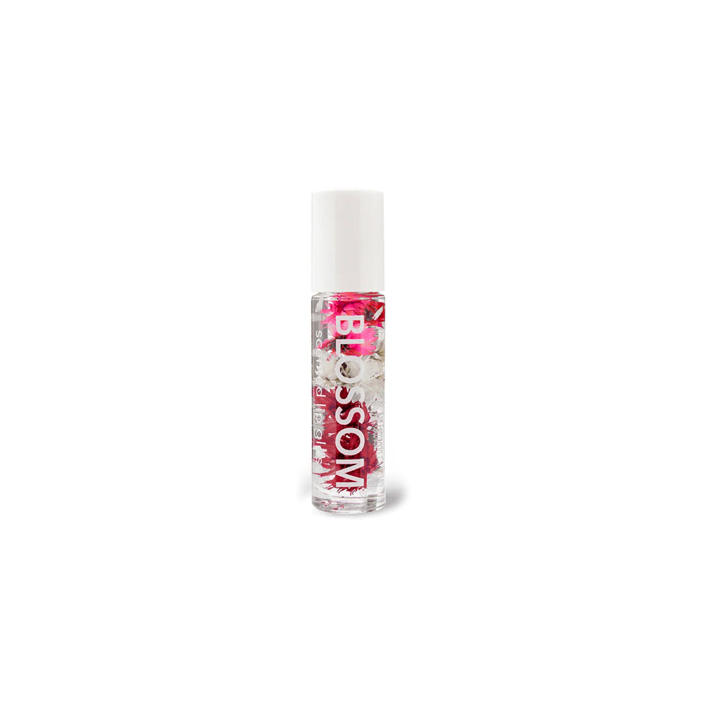 Blossom Mini Roll On Lip Gloss - Moisturizing & Scented Lip Gloss with Cuticle Oil - 3 Pack for Daily Hydration & Perfect for On-the-Go Touch Ups