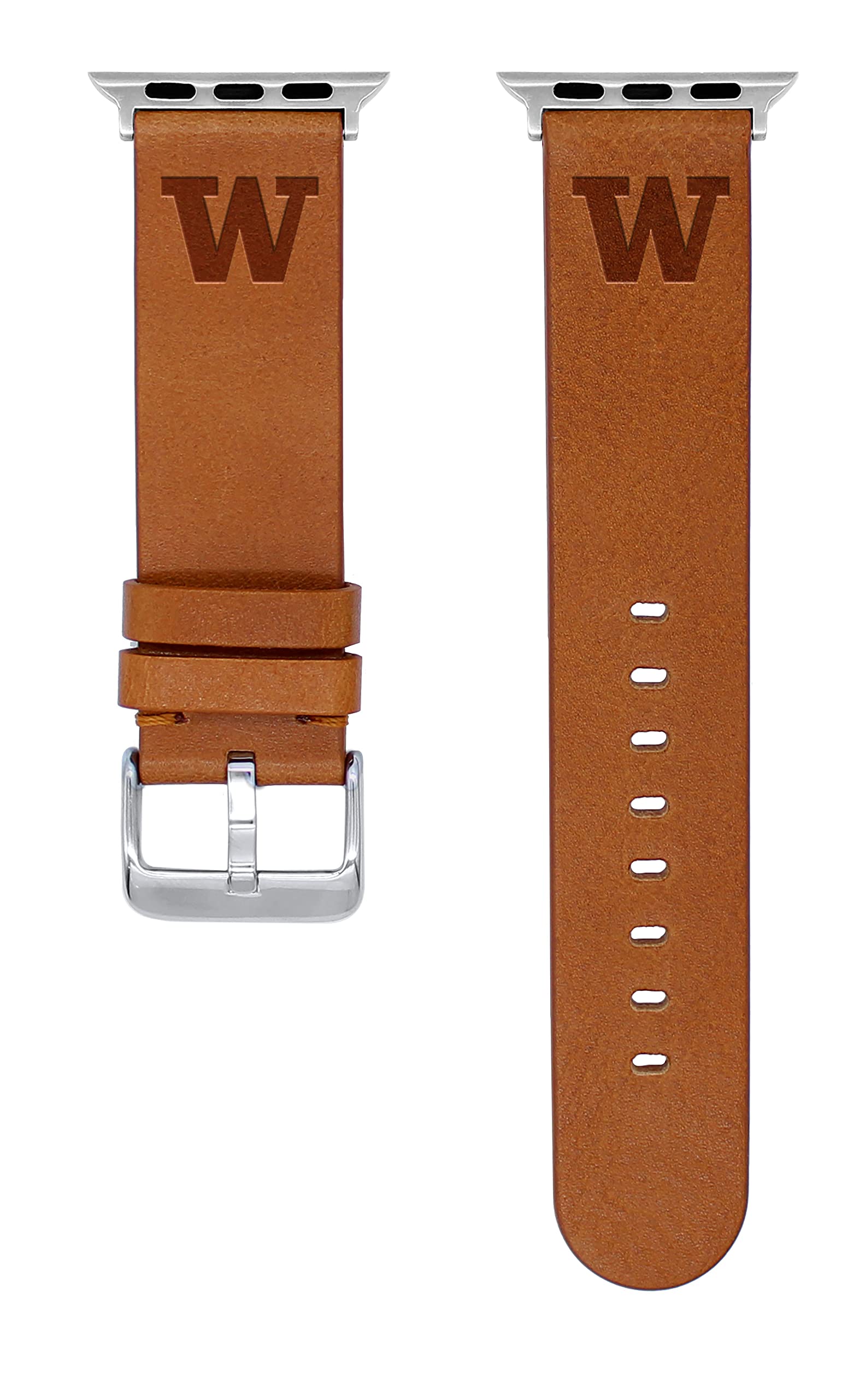 Washington Huskies Leather Watch Band Compatible with Apple Watch - Stylish & Durable Replacement Strap for Sports, Work & Everyday Wear