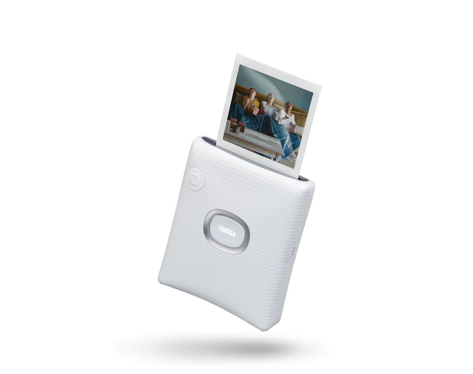 Fujifilm Instax SQUARE Link Smartphone Printer & Woven Ivory Case - Print Photos Instantly from Phone, Perfect for Travel, Parties & Memory Keeping