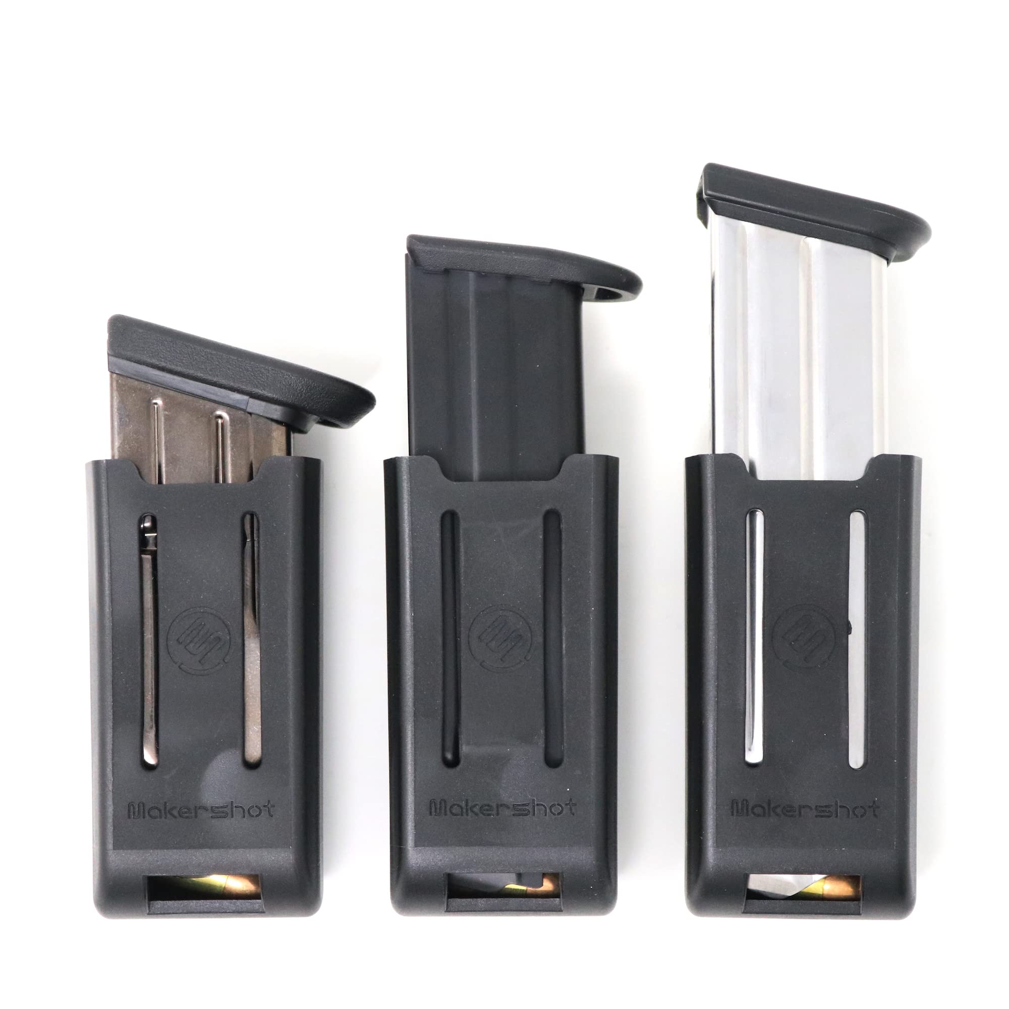 MakerShot Magazine Carrier - Tactical Gun Belt Magazine Holster for Handgun & Pistol | Durable Ammo Storage & Clip Holder | Perfect for Range Training, Hunting & Tactical Missions