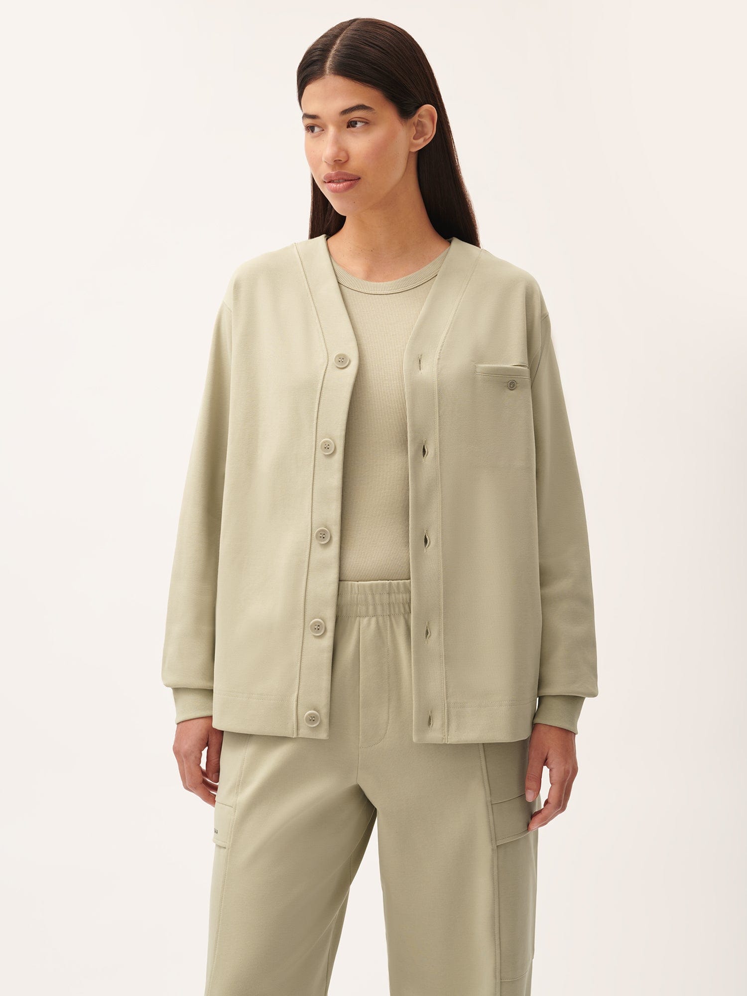 Women's DNA Double Jersey Liner Jacket - Maitake Beige | Lightweight Layering Jacket for Fall & Spring | Perfect for Outdoor Activities, Travel & Casual Wear