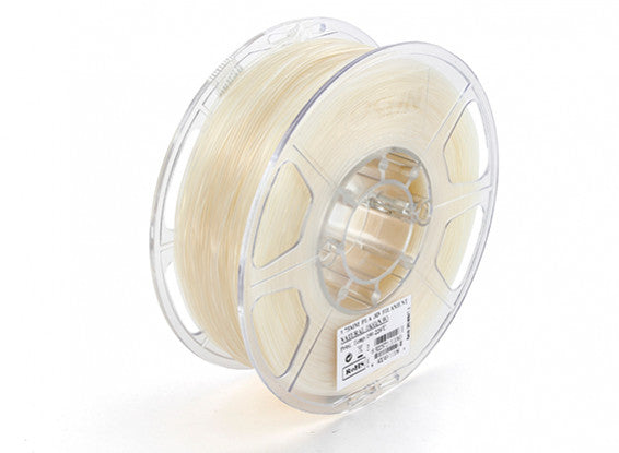 ESUN 1.75mm PLA 3D Printer Filament 1kg Spool - Natural Color for Smooth Printing - Perfect for DIY Projects, Home Decor & Prototyping
