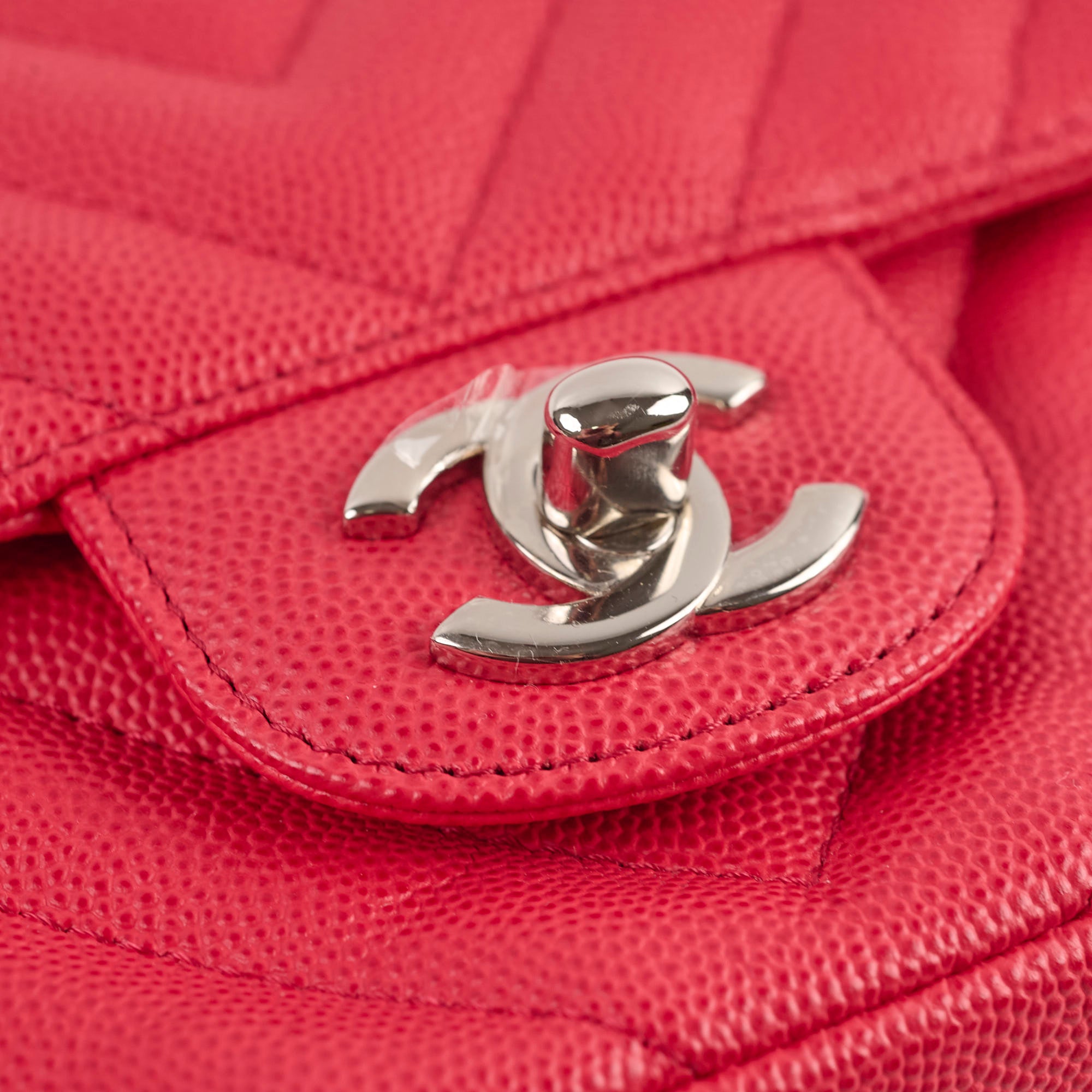 Chanel Mini Rectangular Caviar Coral Leather Crossbody Bag - Luxury Designer Handbag for Women | Perfect for Evening Parties, Date Nights & Special Occasions