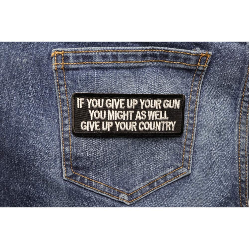 2nd Amendment Gun Rights Embroidered Patches - Sew or Iron On for Clothes & Accessories | Perfect for Hats, Jackets, Backpacks & Political Events