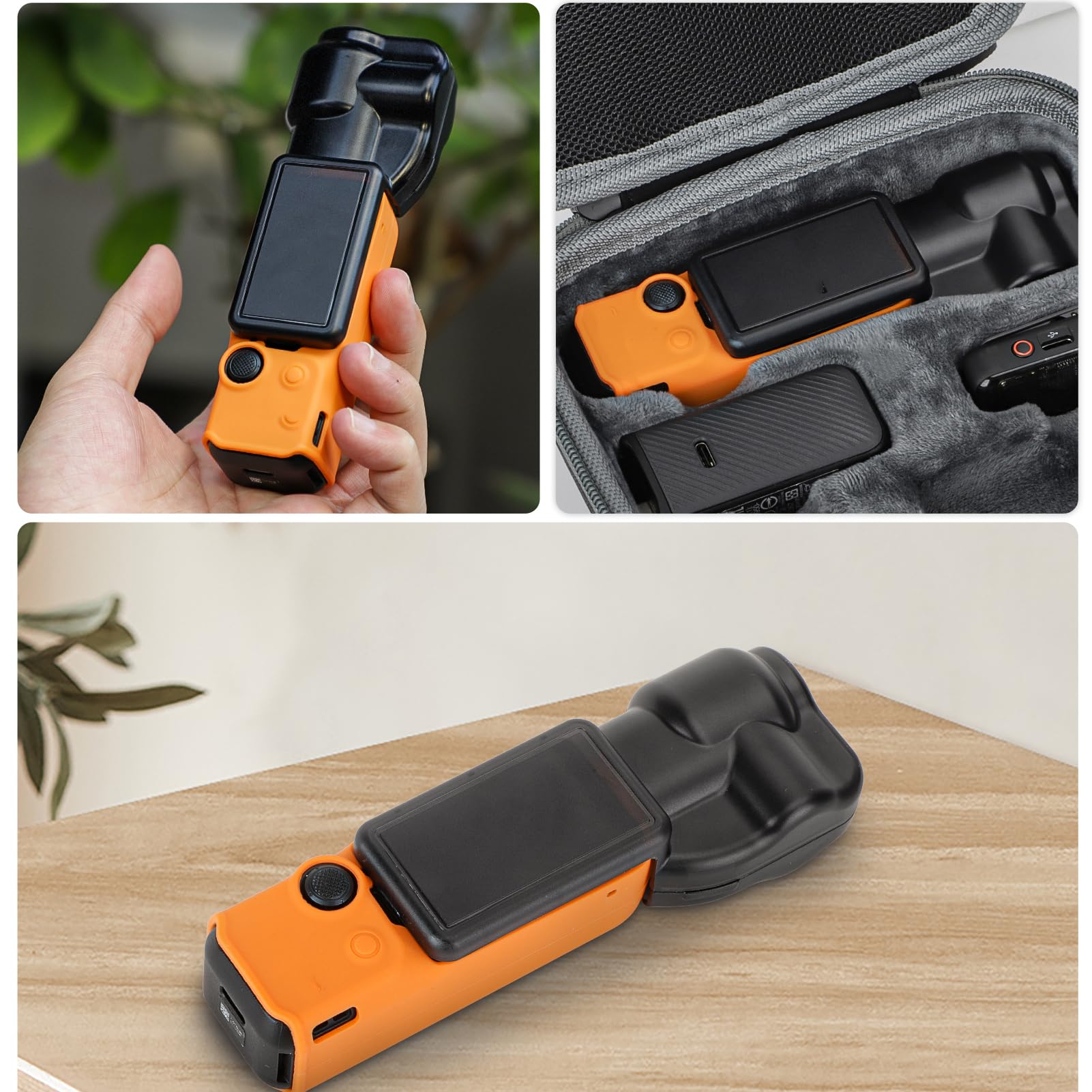 **DJI Osmo Pocket 3 Camera Lens Protector Cap - Gimbal Cover & Screen Guard for Handheld Stabilizer | Perfect for Travel, Vlogging & Outdoor Shooting**