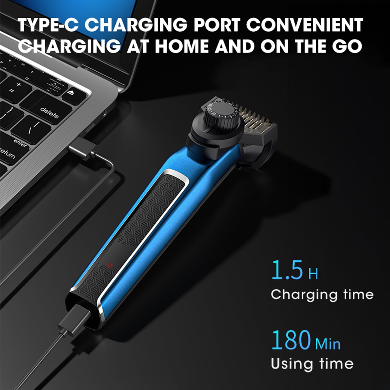 Electric Nose Hair Trimmer - USB Rechargeable Grooming Tool for Men | Painless Nose & Ear Hair Removal | Perfect for Travel, Home & Office Use