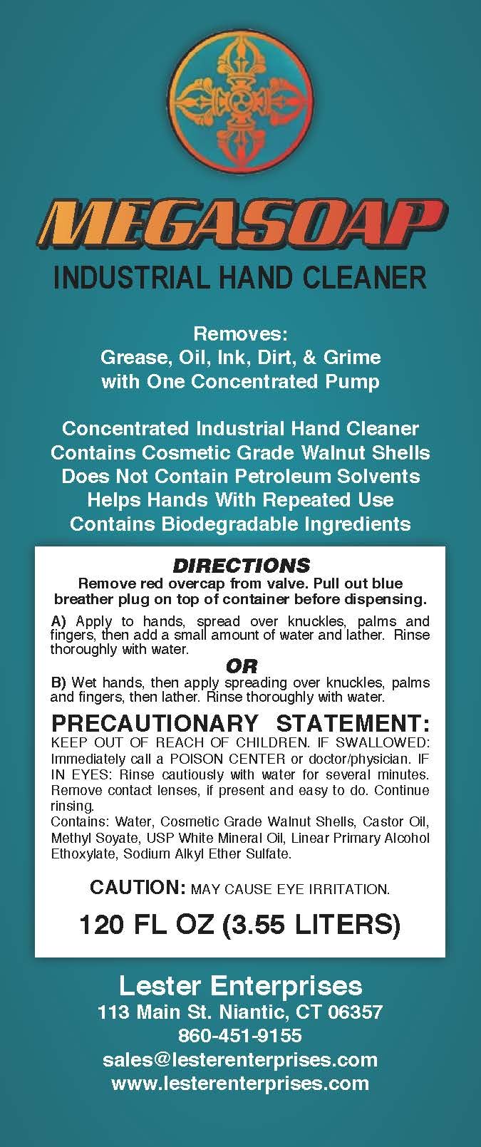 Industrial Strength Walnut Shell Hand Cleaner - Deep Cleans & Heals Chapped Hands (4-Pack, 120oz Jugs) | Ideal for Mechanics, Construction Workers & Auto Repair Shops