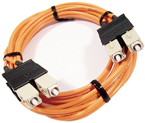 Corning SC-SC Duplex Fiber Optic Cable 7ft for Networking & Data Centers