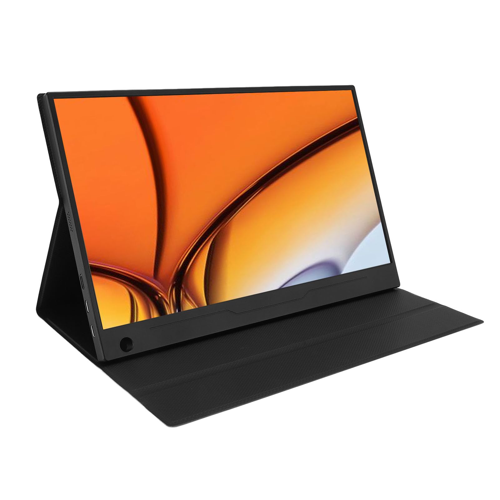 14 Inch Portable Monitor, 1080P HDMI External Second Screen, 16:9 IPS Display with Adjustable Stand & VESA Mount (75x75mm Standard Hole) - Perfect for Laptop Extensions, Gaming, and Office Work