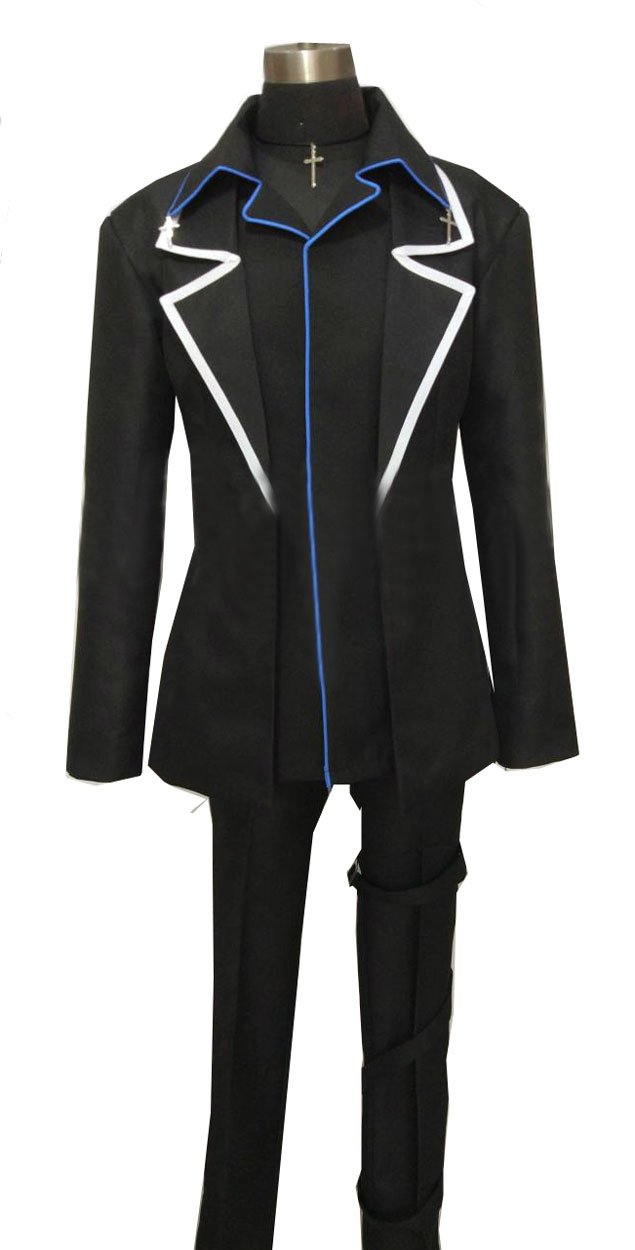 Anime Halloween Tsukiyomi Ikuto Cosplay Costume - Full Uniform Set for Cosplay, Halloween Parties & Anime Conventions