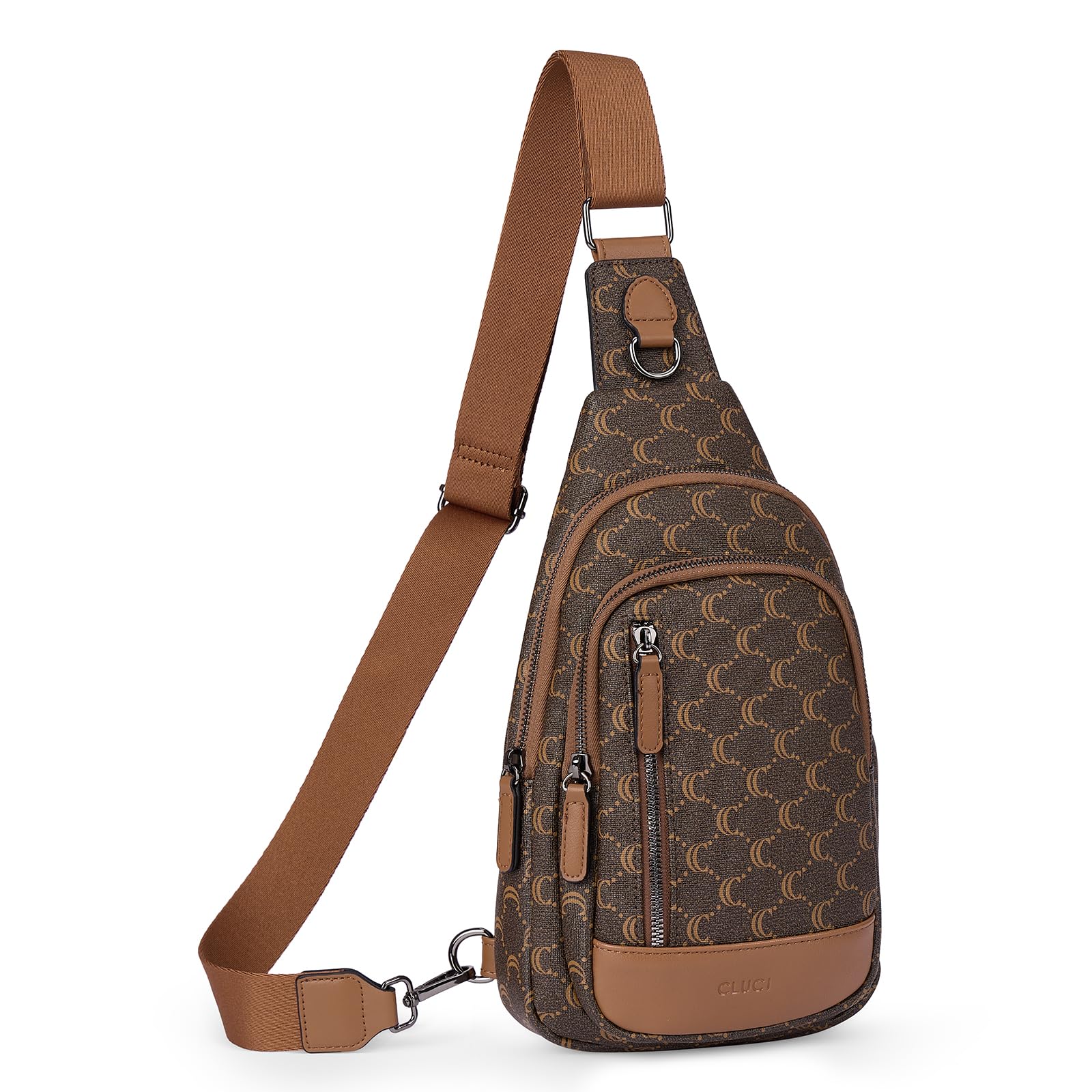 CLUCI Women's Leather Crossbody Bag - Stylish Sling Backpack for Travel, Work & Everyday Use | Durable & Fashionable Shoulder Purse