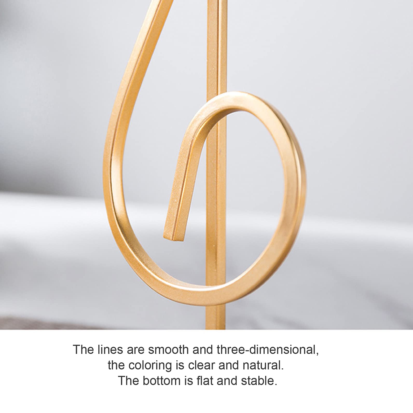 Elegant Tealight Candle Holders - Musical Note Shaped Home Decor for Living Room, Bedroom, Dining Table - Set of 2 Taper Candle Sticks (Candles Not Included) - Perfect for Romantic Dinners, Wedding Decor & Relaxing Ambiance