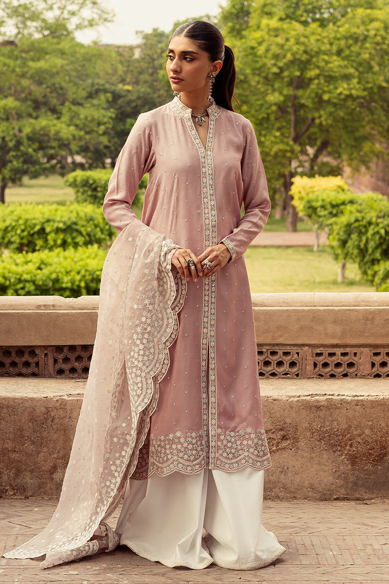 MIRAAJ 2 Piece Women's Ethnic Outfit Set - Embroidered Shirt & Dupatta Scarf for Festivals, Weddings & Special Occasions