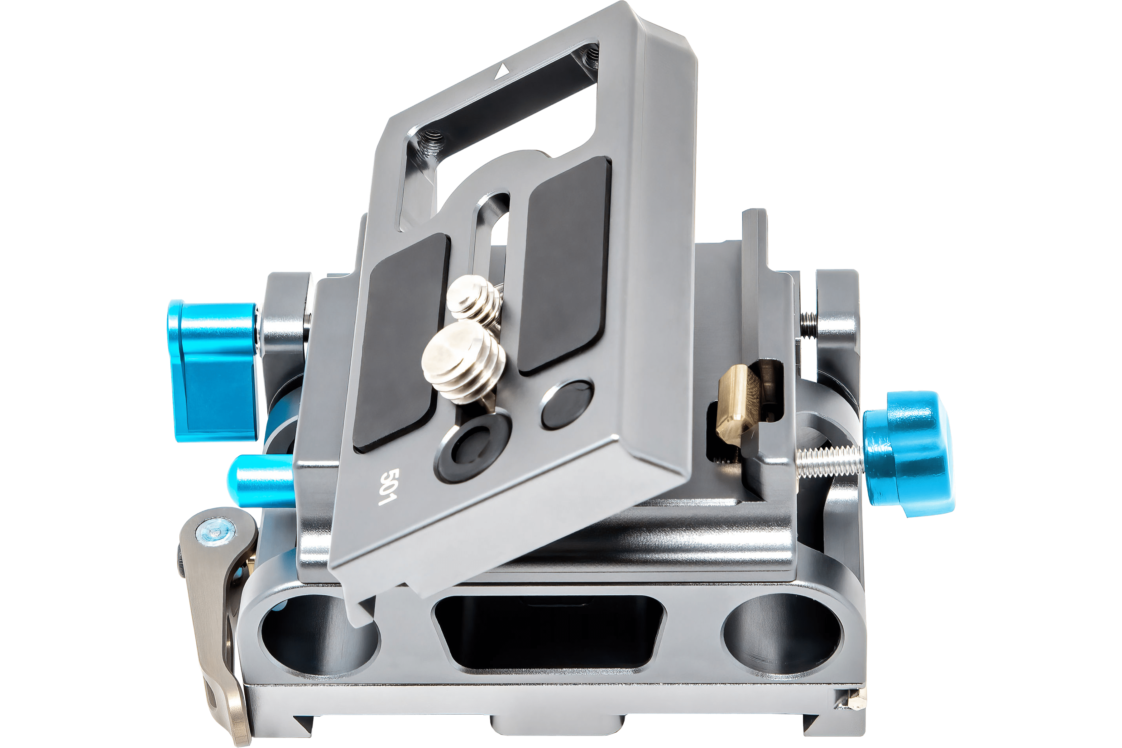 Kondor Blue 15mm LWS Arri/501 Side Loading Baseplate for Red Komodo, BMPCC & Mirrorless Cameras (Space Gray) - Perfect for Cinema Rig Setup & Professional Filmmaking