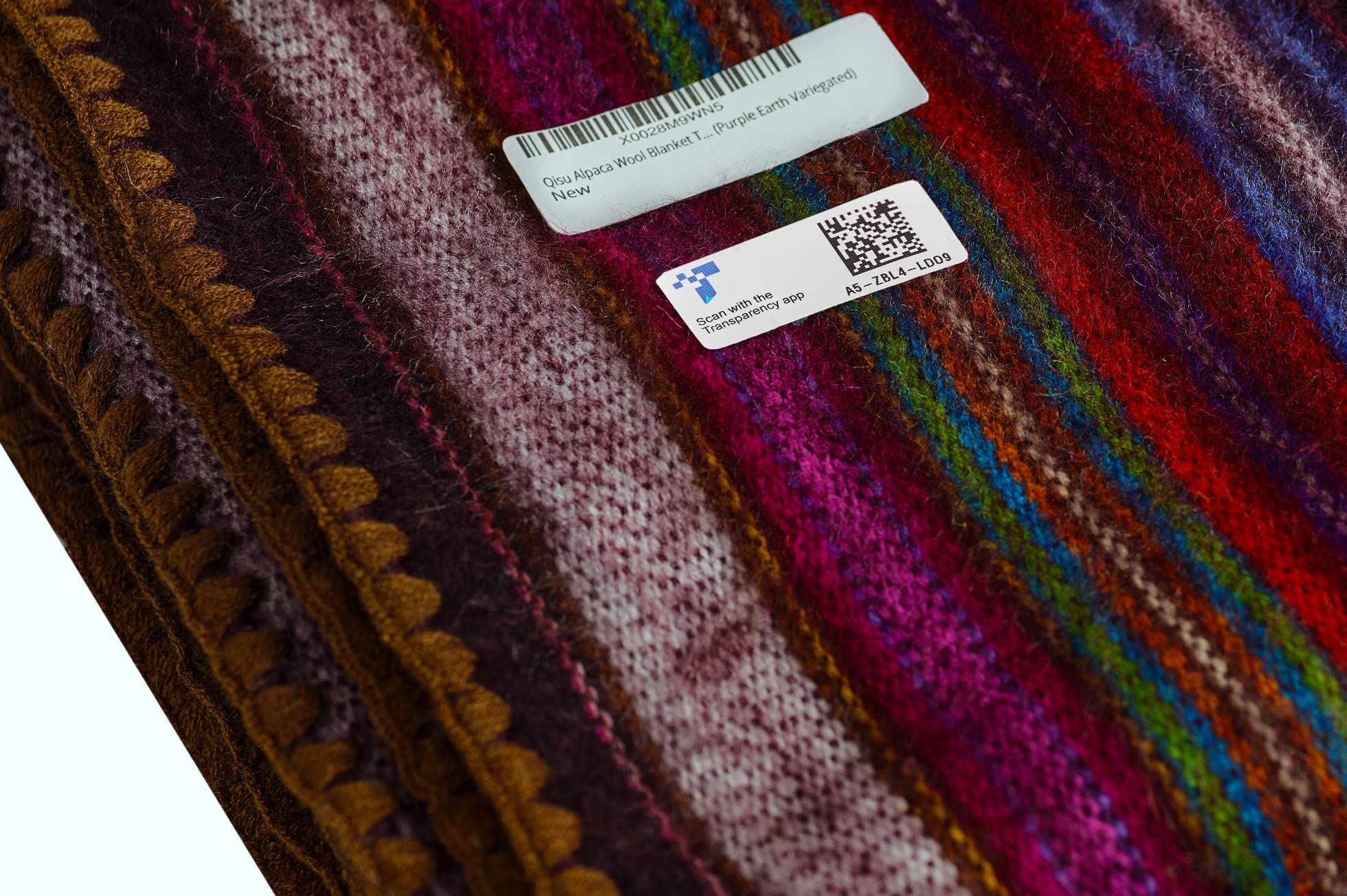 Premium Alpaca Wool Blanket Throw - 85
