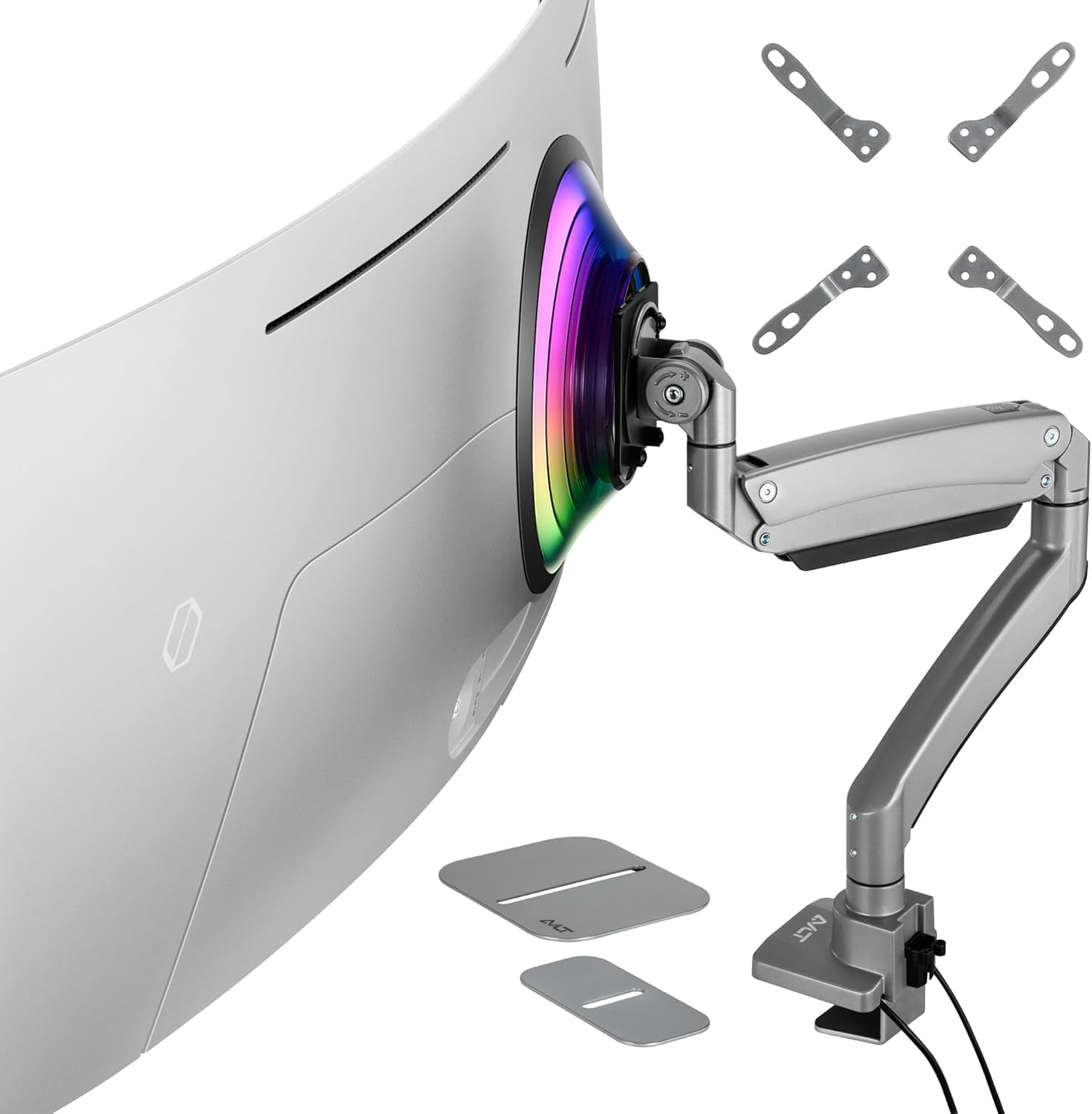 AVLT Premium Aluminum Single Monitor Arm 17