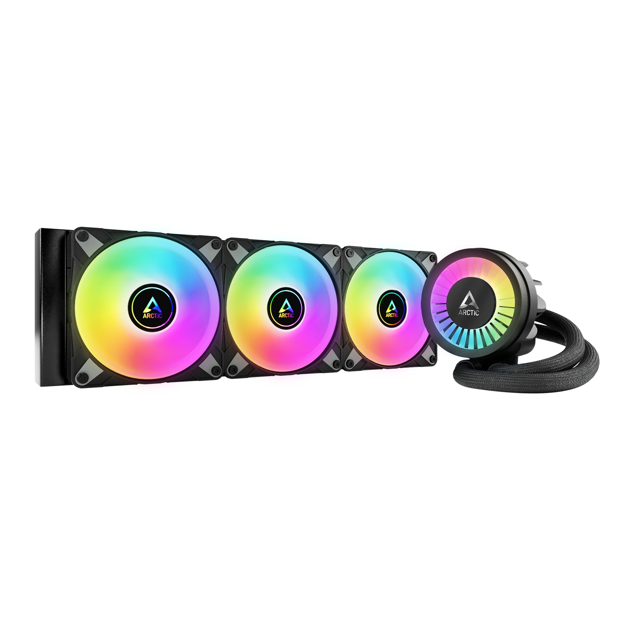 ARCTIC Liquid Freezer III 360 A-RGB All-in-One CPU Liquid Cooler - Multi-Compatible with Intel & AMD - High Performance Water Cooling System for Gaming PCs & Workstations