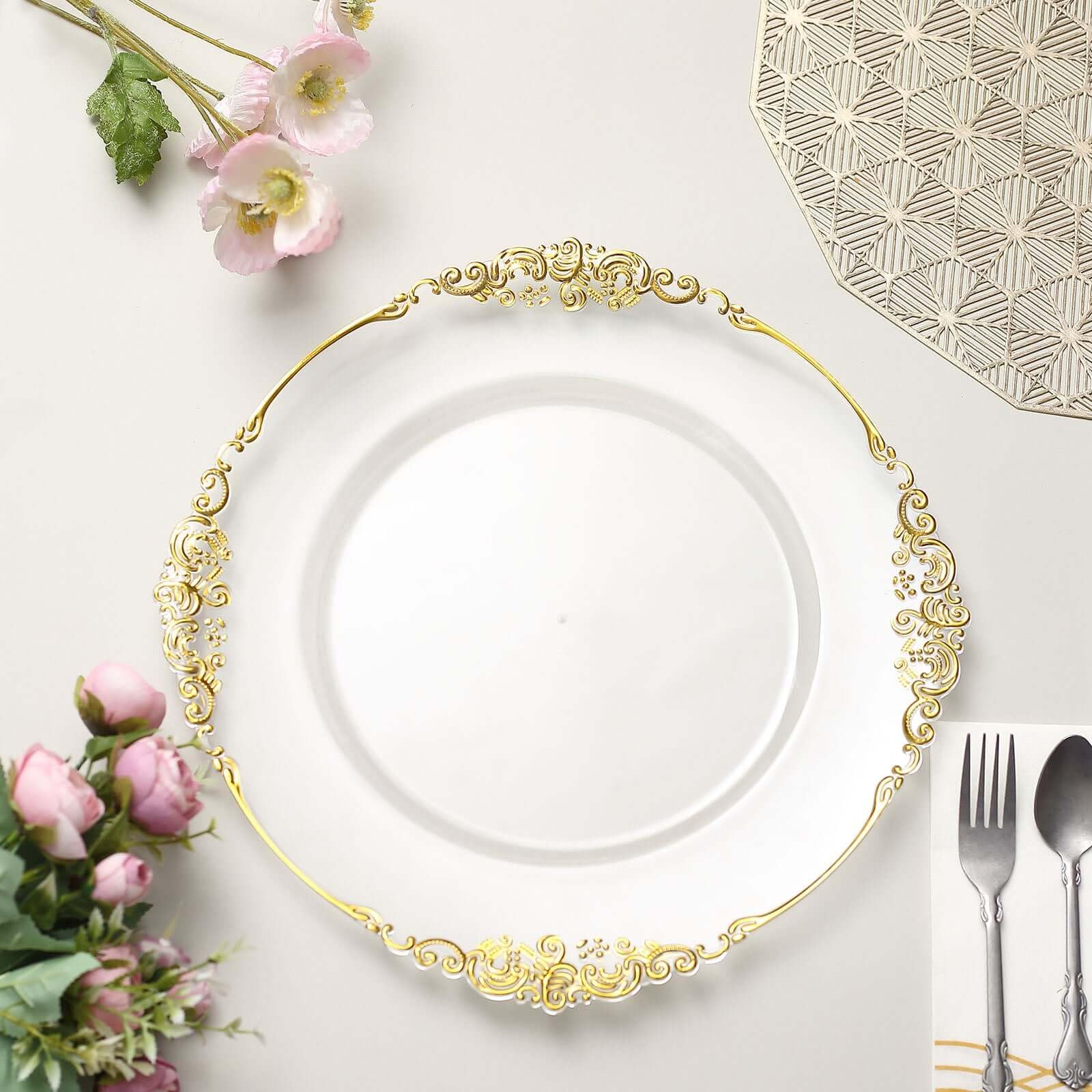 Efavormart 6 Pack Clear Gold 13