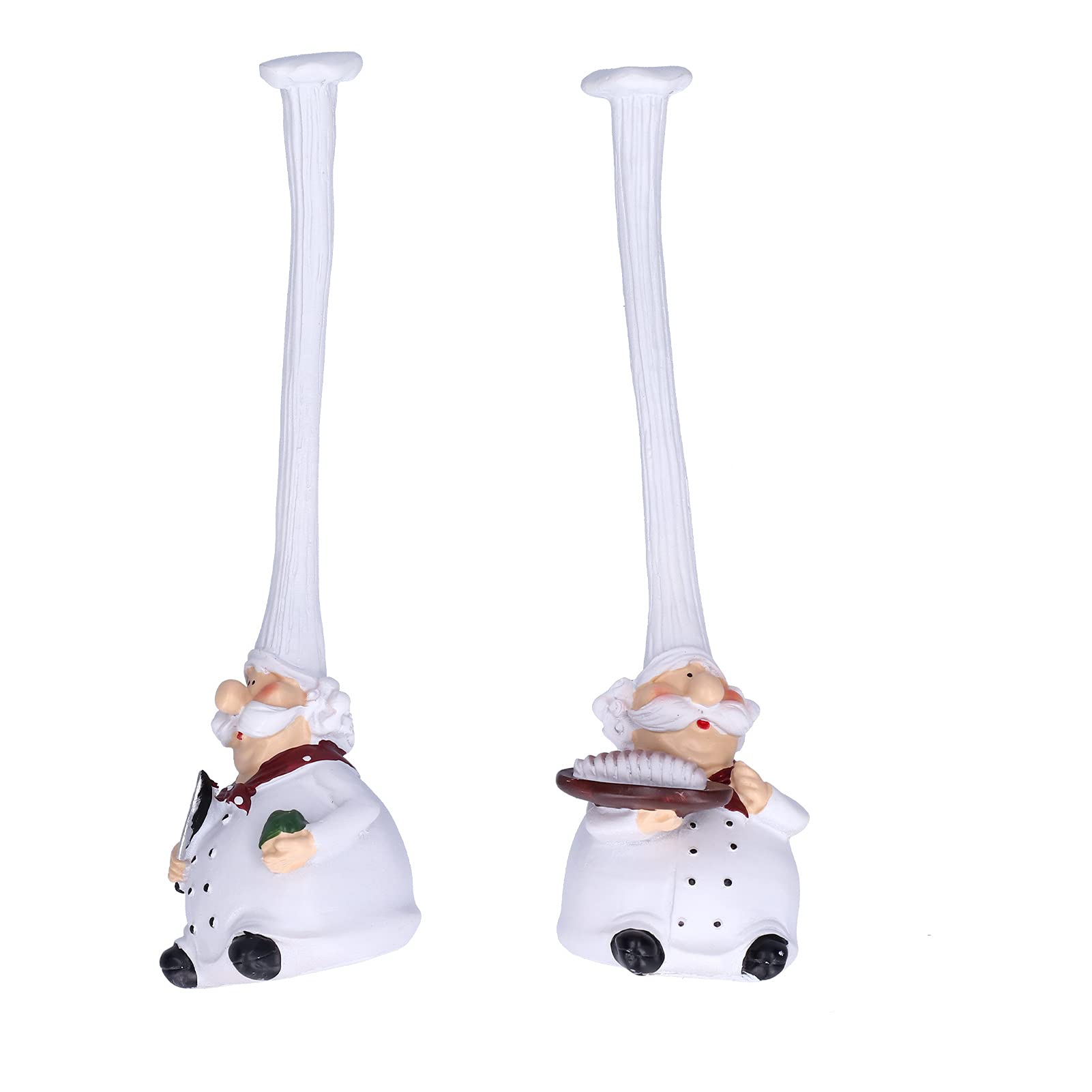 Chef Figurines Kitchen Decor - Small Resin Chef Sculpture for Desktop, Bedroom, Dining Room | Perfect for Home Decor, Gift Ideas & Restaurant Theme Decoration