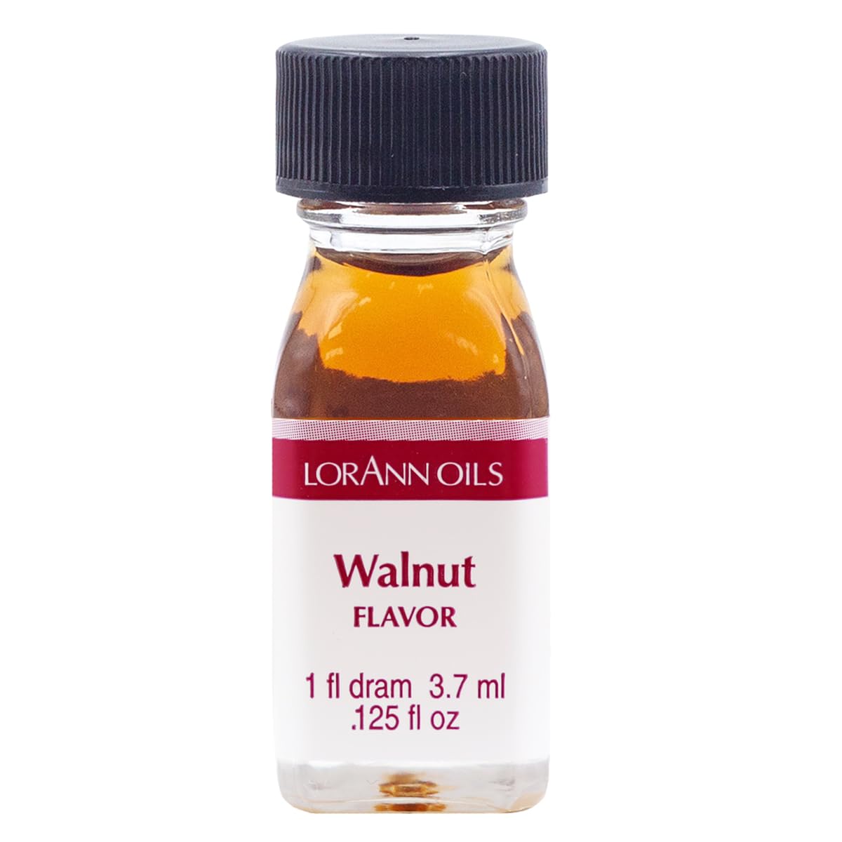 LorAnn Oils Super Strength Flavoring - 4X Stronger Than Extracts - Natural Black Walnut Flavor for Candy Making, Baking, Hard Candy & DIY Treats - Pack of 2 (0.125 fl oz) - Perfect for Home Bakers & Professional Chefs