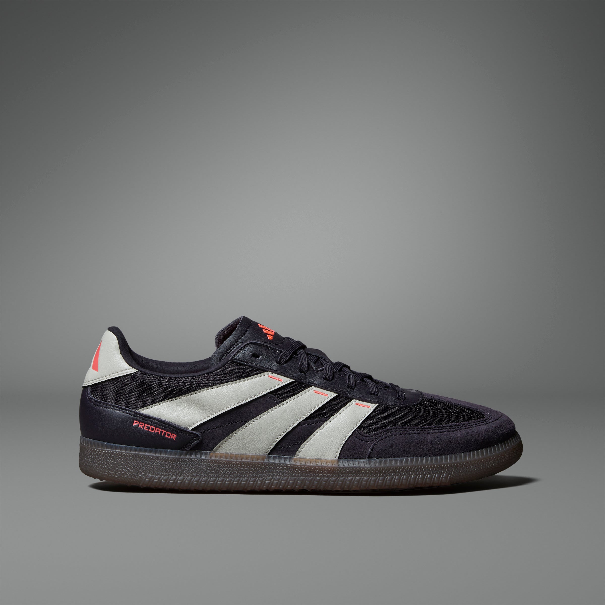Adidas Predator Freestyle IN Indoor Soccer Shoes for Men - Aurora Black/Alumina/Turbo | Lightweight & Comfortable for Indoor Football Training & Games