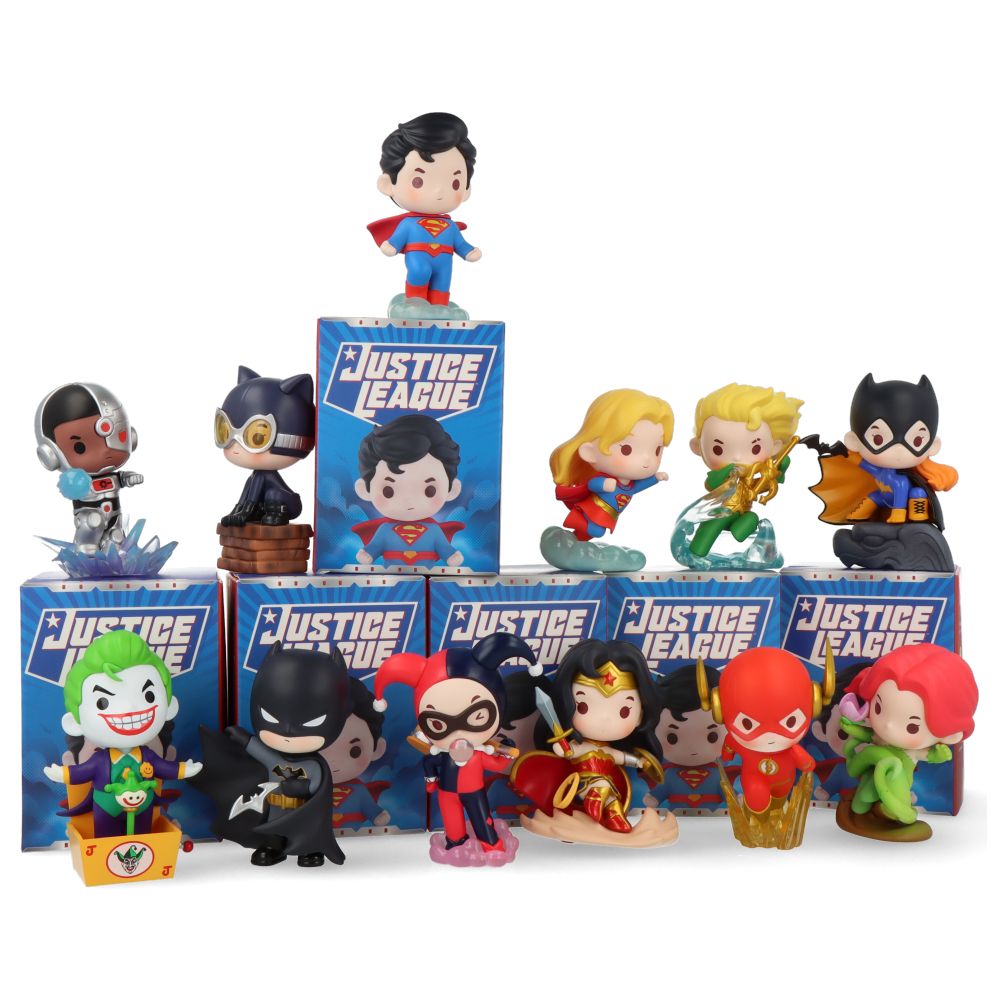 Justice League Popmart Collectible Figures - DC Superheroes Action Figures for Display & Gifts - Perfect for Home Decor, Office Desk & Fan Collections