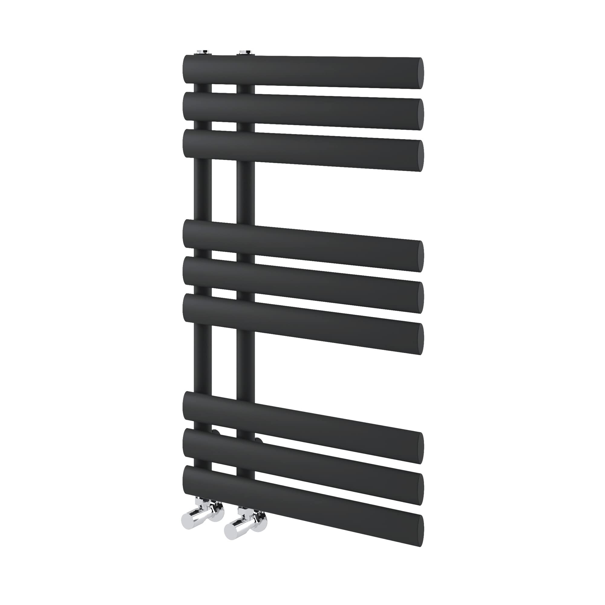 Go Bathrooms Black Heated Towel Rail Radiator 32