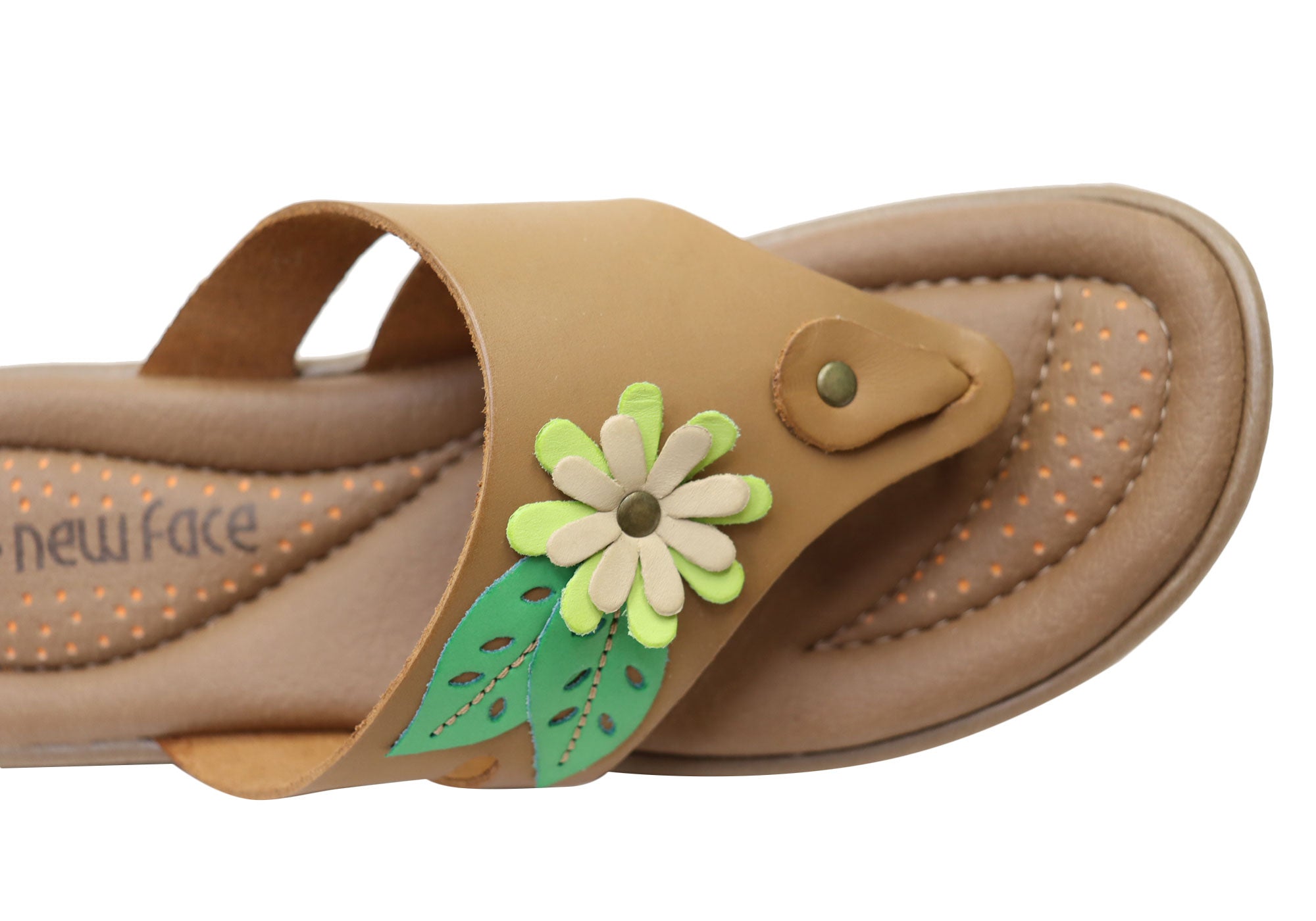 Taylor Women's Comfort Leather Thongs Sandals - Brazilian-Made Flip Flops for Beach, Pool & Summer Outfits