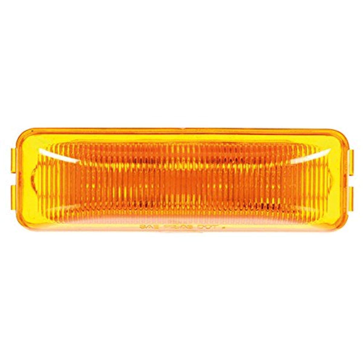 Truck-Lite 1960A Yellow 4 Diode LED Marker Clearance Light - Heavy Duty Truck & Trailer Safety Lighting for Night Visibility
