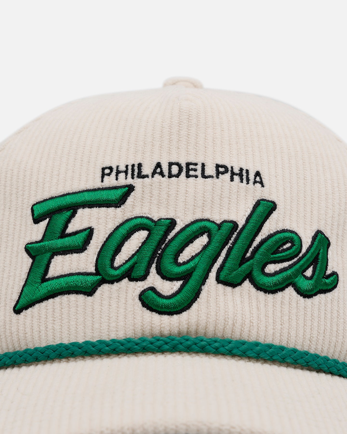 47 Brand Philadelphia Eagles 'Natural Script' Premium Hitch Corduroy Snapback Hat - Adjustable Baseball Cap for Men & Women - Perfect for Game Day, Sports Events & Casual Wear