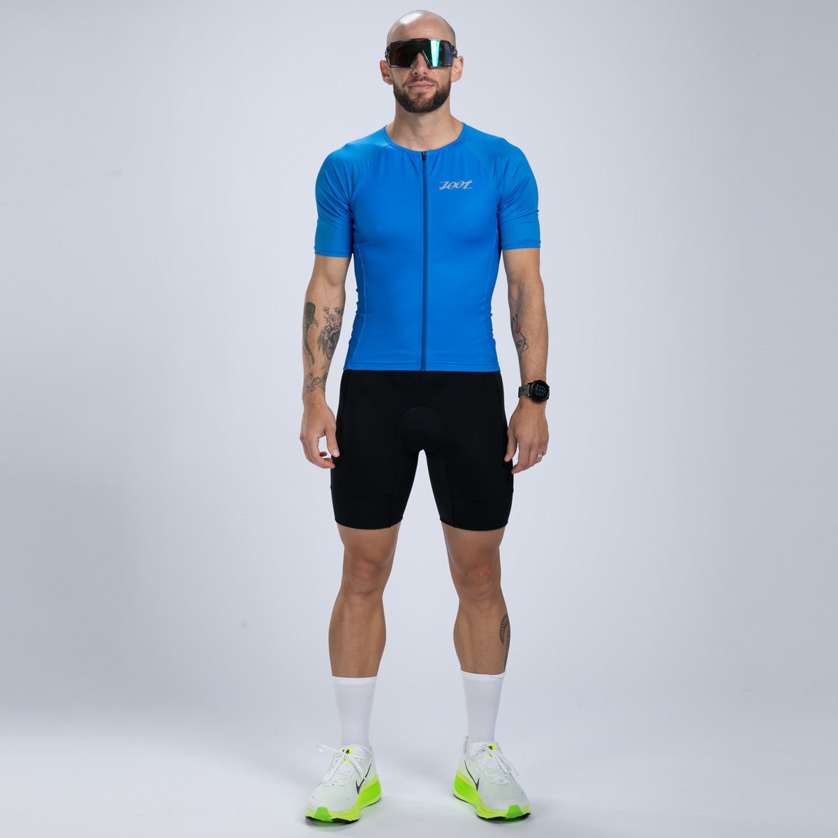 Men's Core Tri 7 Shorts - Quick-Dry Athletic Running Shorts with Pockets | Ocean Blue | Perfect for Gym, Running & Outdoor Activities