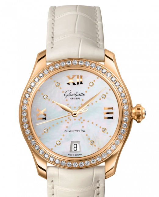 Glashutte Original Lady Serenade Rose Gold Women's Luxury Watch - Elegant Timepiece for Formal Events & Special Occasions