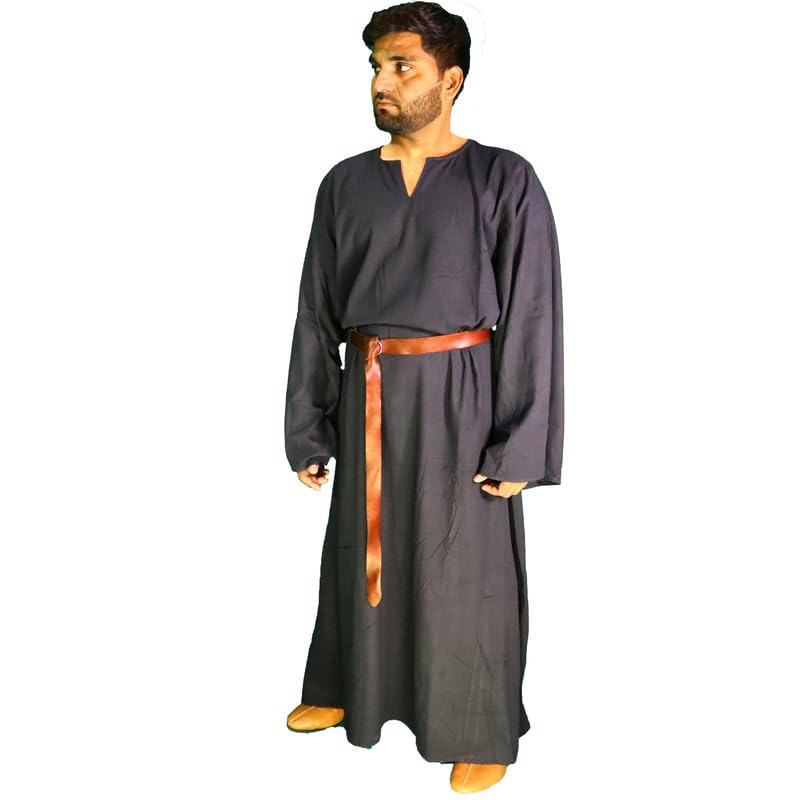 THE MEDIEVALS Men's Celtic Ritual Robe - Authentic Medieval Costume for LARP, Renaissance Fairs & Pagan Ceremonies
